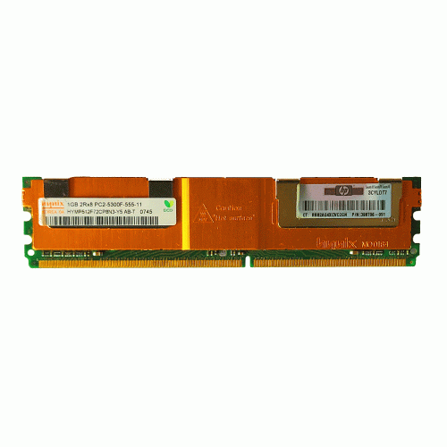 398706-051 HP 1GB 2Rx8 PC2-5300F-555-11 (HYMP512F72CP8N3-Y5 HYNIX)