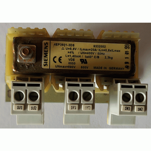 4EP3601-3DS SIEMENS line commutating reactor for rectifier
