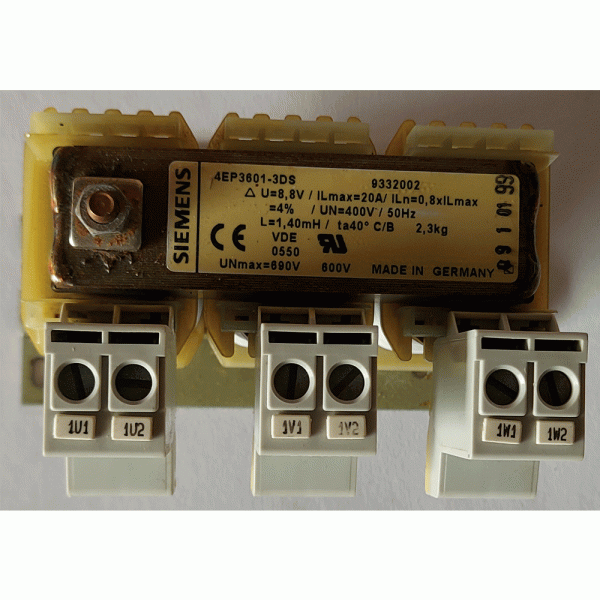 4EP3601-3DS SIEMENS line commutating reactor for rectifier