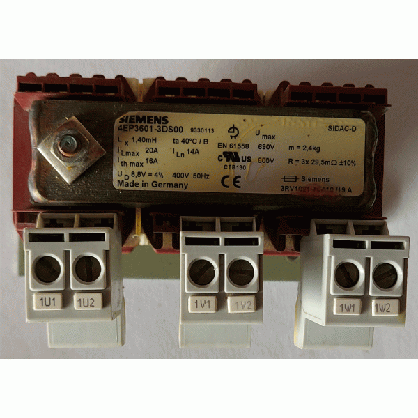 4EP3601-3DS00 SIEMENS line commutating reactor for rectifier