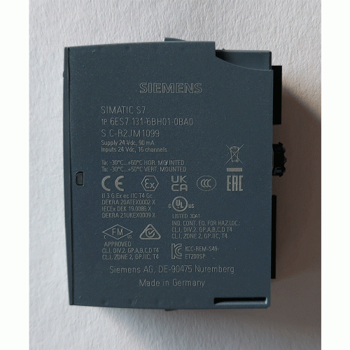 6ES7131-6BH01-0BA0 SIEMENS SIMATIC ET 200SP DI 16x 24V DC ST Модуль цифрових входів 