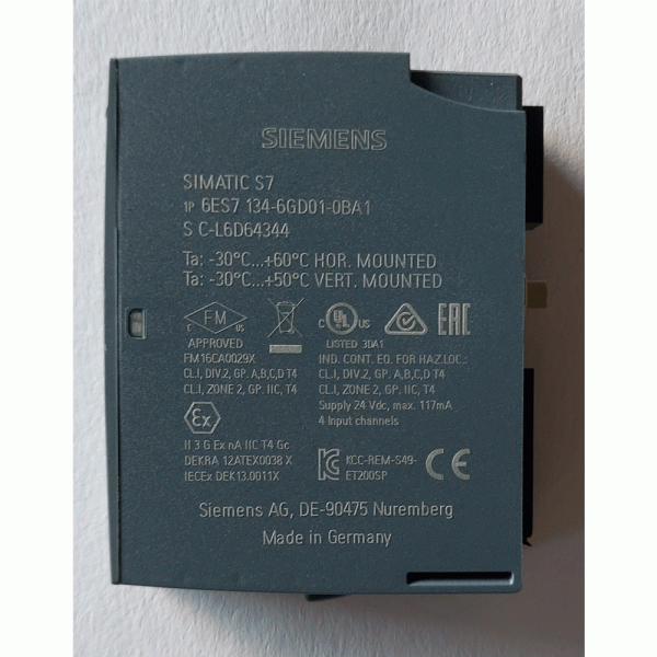 6ES7134-6GD01-0BA1 SIEMENS SIMATIC ET 200SP (USED) Модуль аналогового введення