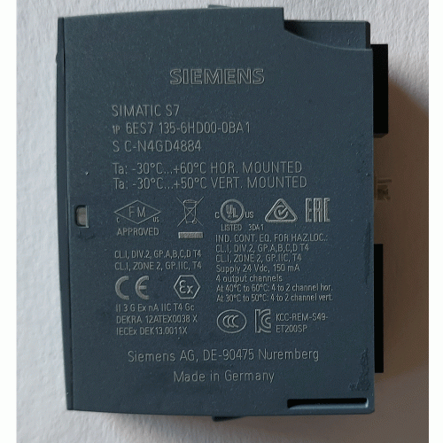 6ES7135-6HD00-0BA1 SIEMENS SIMATIC ET 200SP (USED) Модуль аналогових виходів
