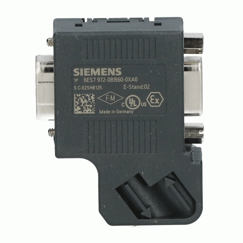 6ES7972-0BB60-0XA0 SIEMENS Simatic DP, З'ЄДНЮВАЧ ДЛЯ ПІДКЛЮЧЕННЯ ДО PROFIBUS, ДО 12 МБІТ/С (USED)