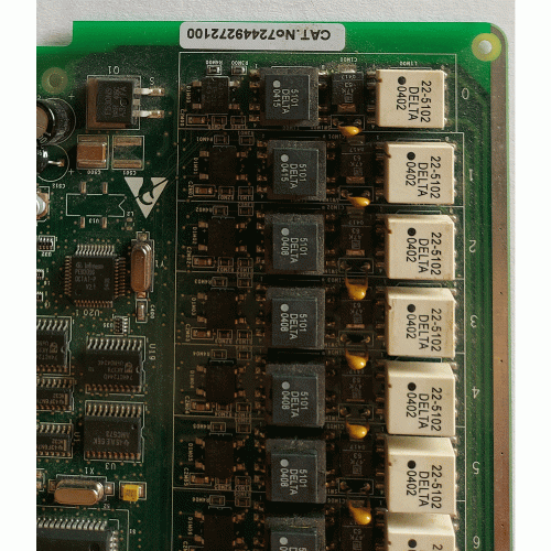 72449272100 Tadiran Coral IPx 500 16SFT 16 Circuit Flex Set Station Card