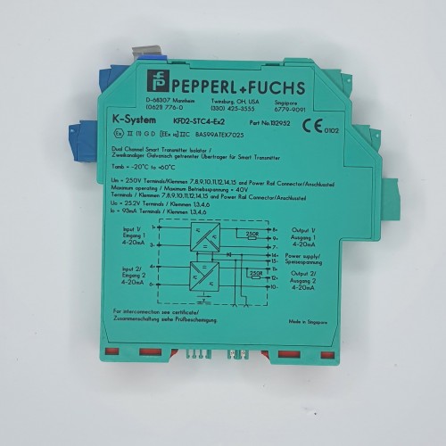 Бар'єр іскробезпеки KFD2-STC4-EX2 132952 PEPPERL+FUCHS 72100002