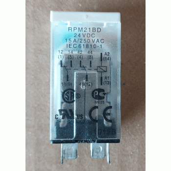 RPM21BD SCHNEIDER ELECTRIC СИЛОВЕ РЕЛЕ 2 CO 24В ПОСТ. СТРУМУ