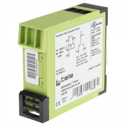 Реле часу Tele V2ZQ10 24-240V AС/DC (125150) (HD10000003)